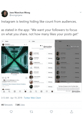 Dibalik Uji Coba Instagram Sembunyikan Fitur Likes